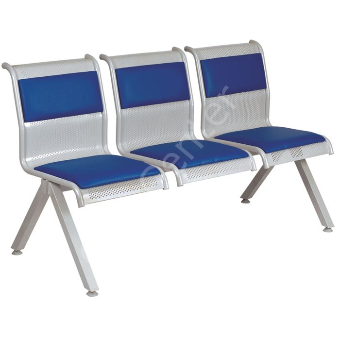 2198 Miraç Üçlü Saclı Bekleme Kolsuz Koltuk