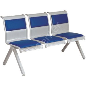 2198 Miraç Üçlü Saclı Bekleme Kolsuz Koltuk