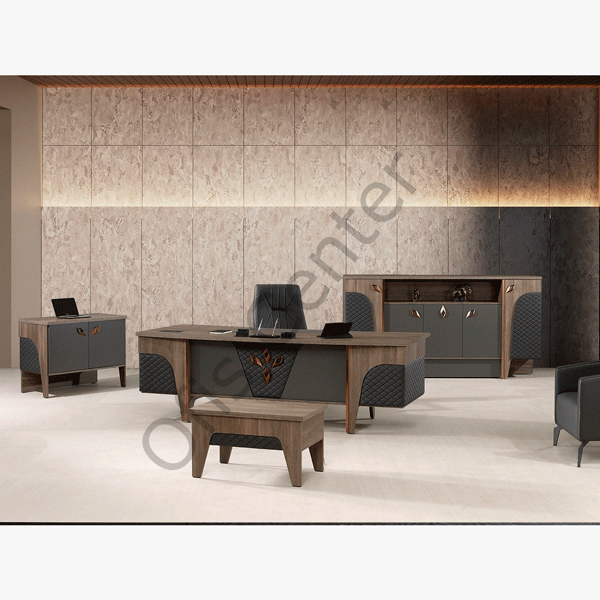 Verona Ofis ve Büro Takımı Cura-Antrasit Gri