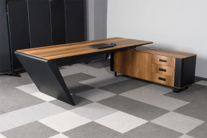 Ares Etejerli Ofis ve Büro Makam Takımı ( 240 cm Masalı)