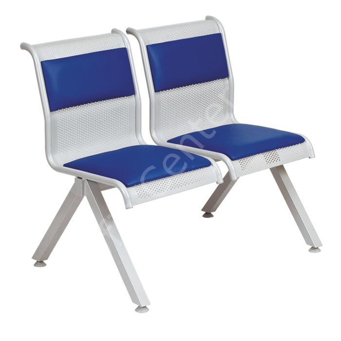 2194 Miraç İkili Saclı Kolsuz Bekleme Koltuk