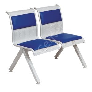 2194 Miraç İkili Saclı Kolsuz Bekleme Koltuk