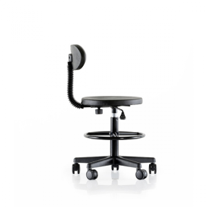 Mega 200PU Endüstriyel Tabure Arkalıklı