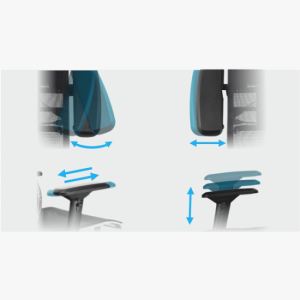 Metta SynchroSit 8 Ofis Büro Yönetici Koltuk Black