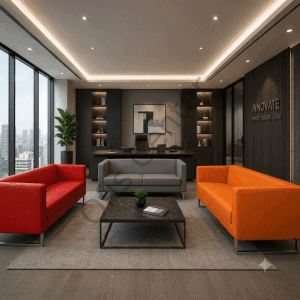Luxor İkili Modern Ofis ve Büro Kanepe