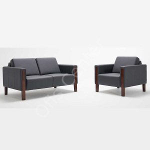 Rolex Ofis ve Büro Tekli Ahşap Kanepe