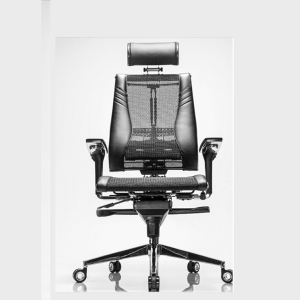 METTA Yoga Deri ve Fileli Çelik Müdür / Yönetici Koltuğu - Ofis Sandalyesi Y4D-T