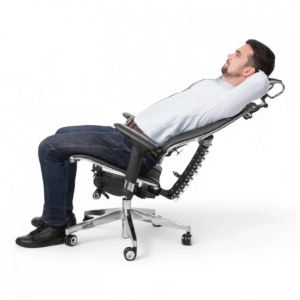 METTA Yoga Deri ve Fileli Çelik Müdür / Yönetici Koltuğu - Ofis Sandalyesi Y4D-T