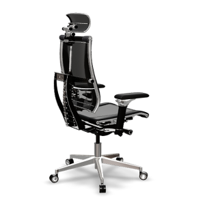 METTA Yoga Deri ve Fileli Çelik Müdür / Yönetici Koltuğu - Ofis Sandalyesi Y4D-T