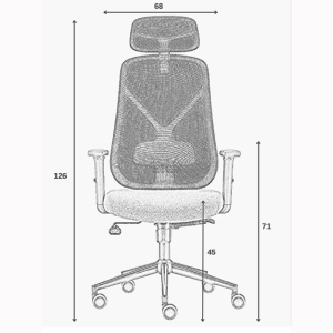 Optima Fileli Ofis Büro Yönetici Koltuk